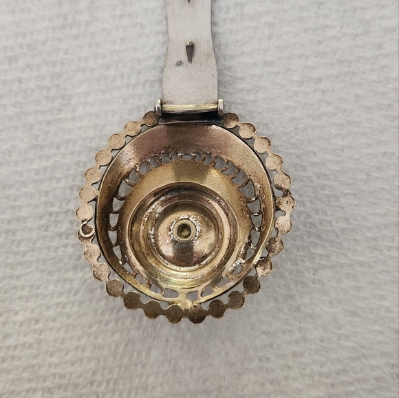 Vintage Dress-clip with Faux Pearl and Rhinestone - Picture 2 of 9